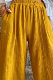 Santos Cushion Cotton Quirky Pant Tumeric?